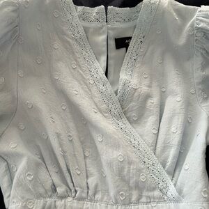 Aqua Kids Casual Dress - Light Blue